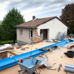 Extension de maison avec véranda-salle à manger Cesson-Sevigne